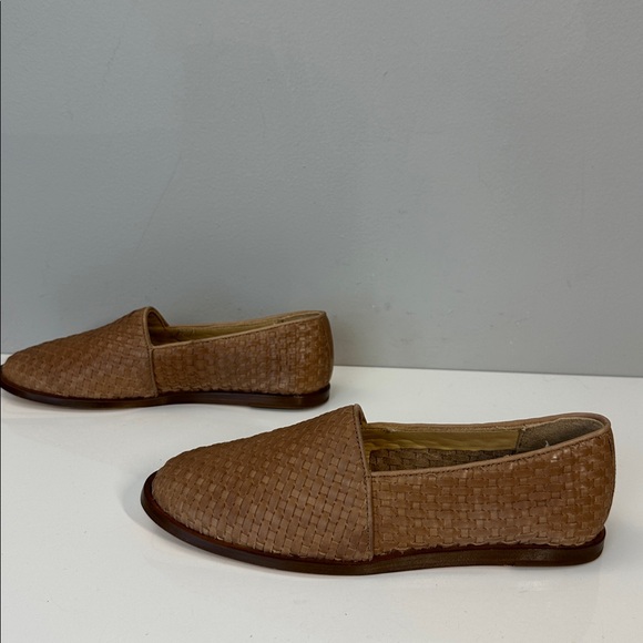 Nisolo Mara Woven Leather Brown Almond Flats Size 7.5 Quiet Luxury Capsule - Picture 4 of 15